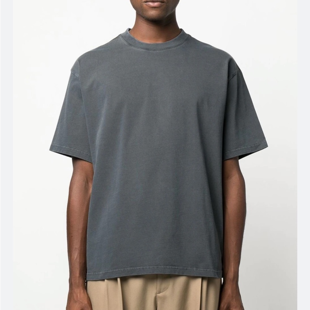 Open Edit Grey Blue crewneck short sleeve